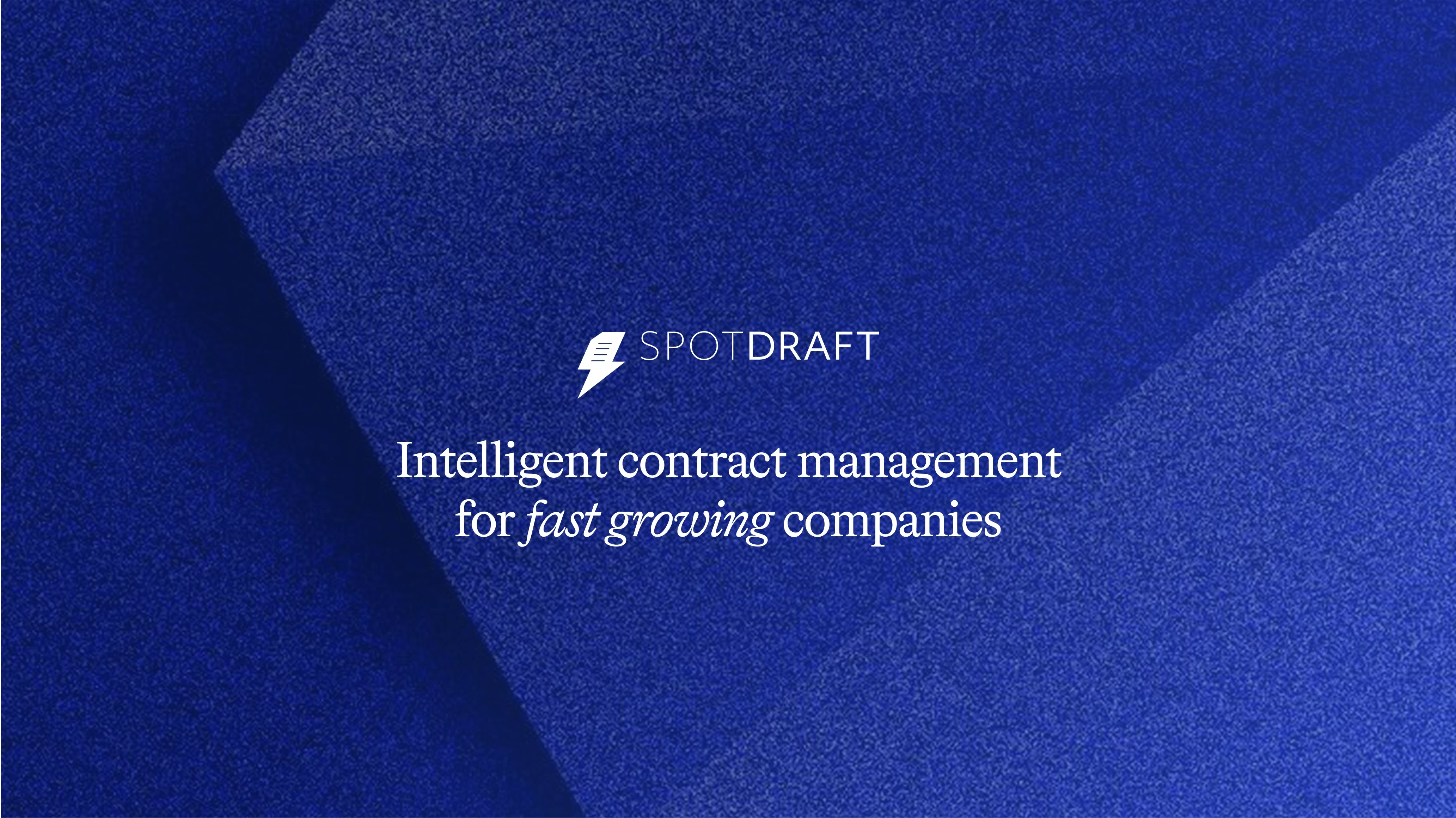 Rebranding for SpotDraft, a CLM tool