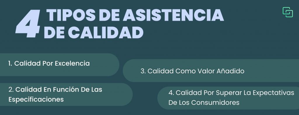 4 tipos de asistencia de calidad