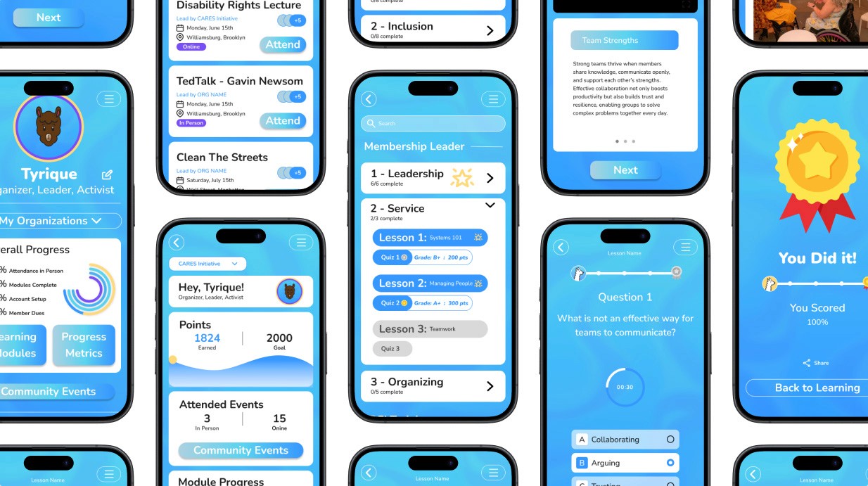 Cinematic shot of two iPhones standing upright