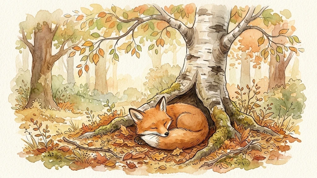 Watercolour AI video style sample