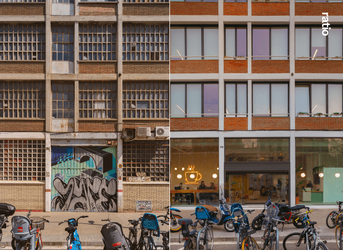 Antes&despues GreenHQ Invertido con Ratio