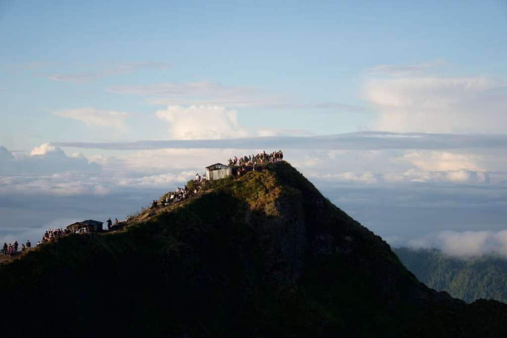Mount Batur crater