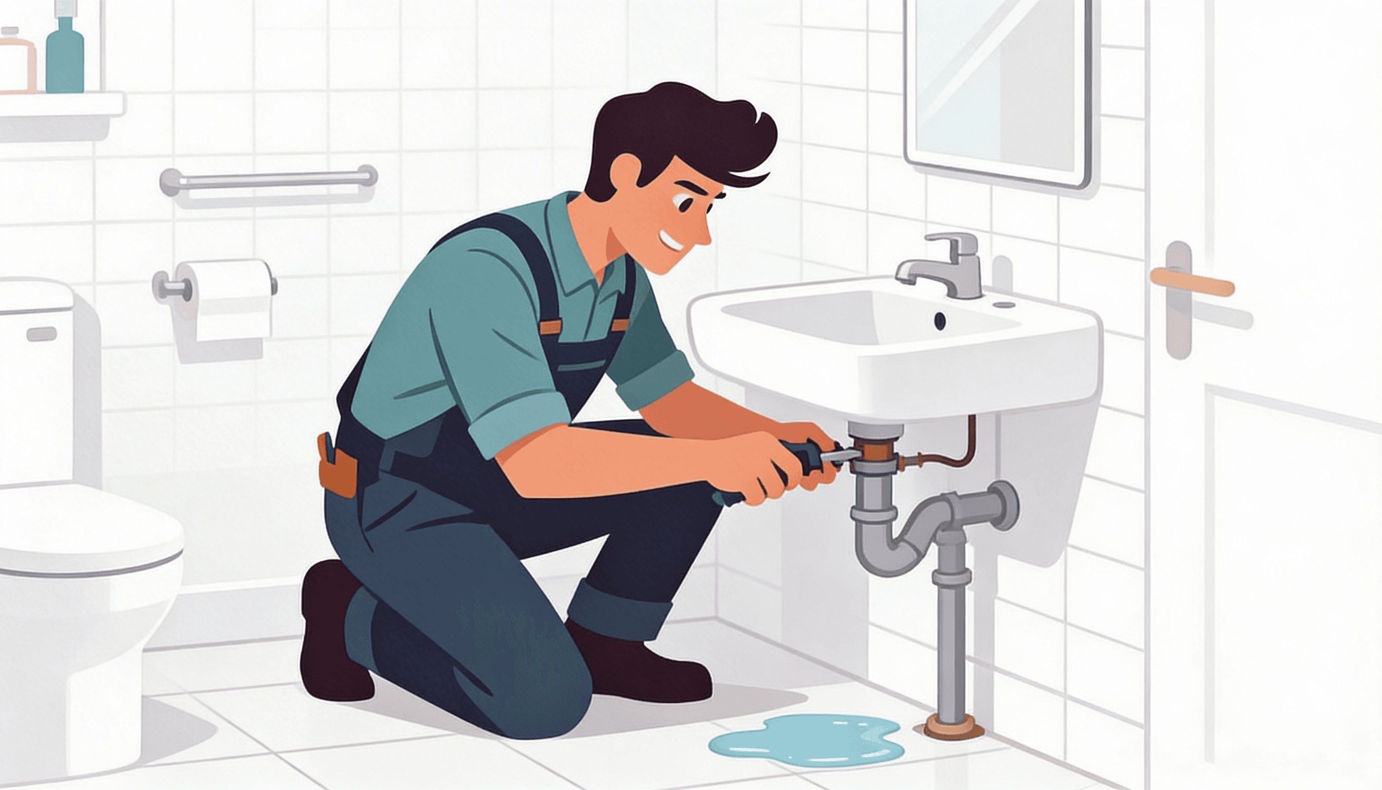 Plumber fixing a sink | Catholic Business Portal