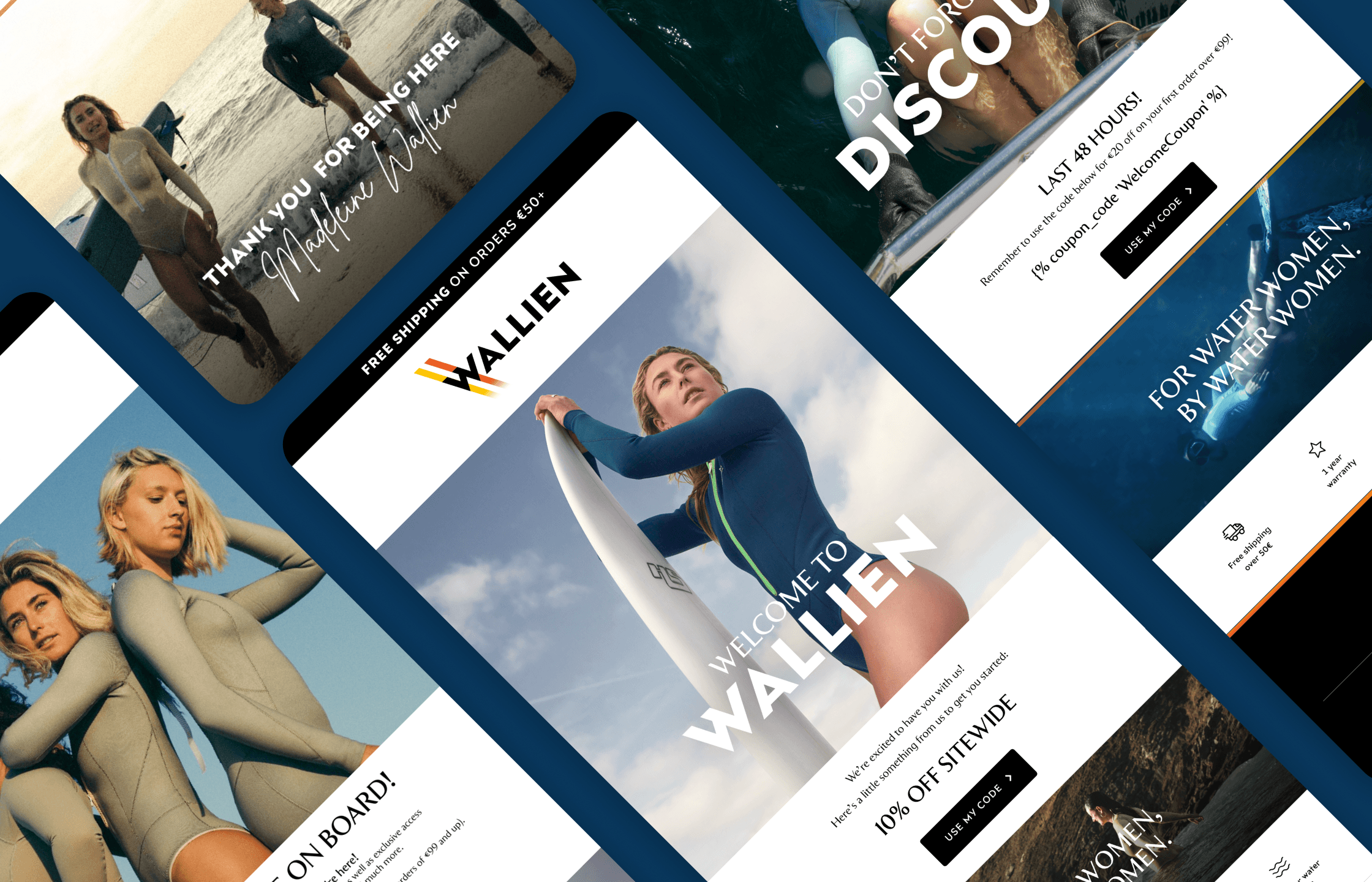 Wallien, women’s swimwear