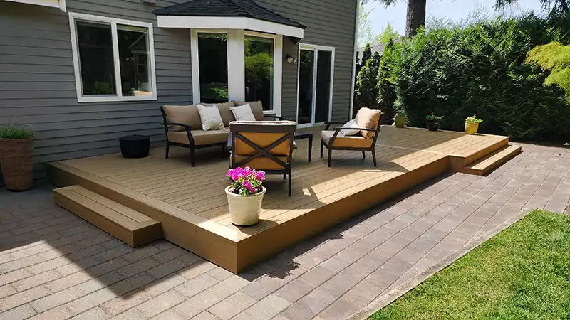 Deck building in Kirkland