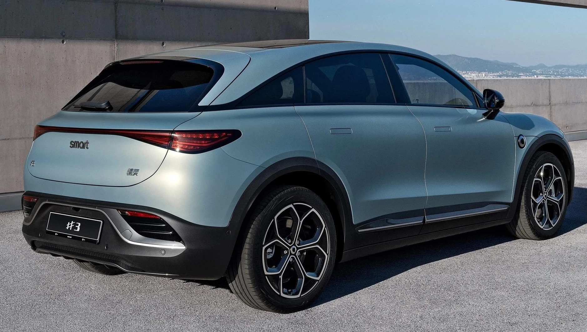 rear three quarter view