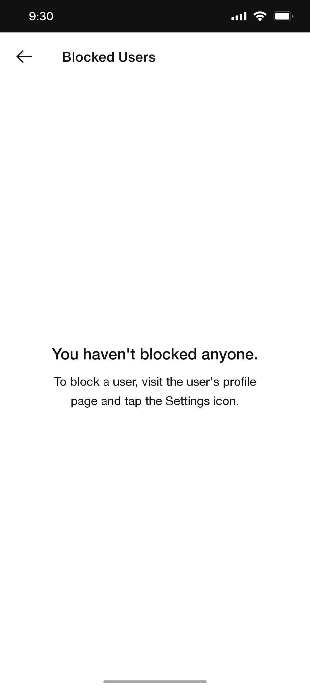 Nike App Blocked User Screen
