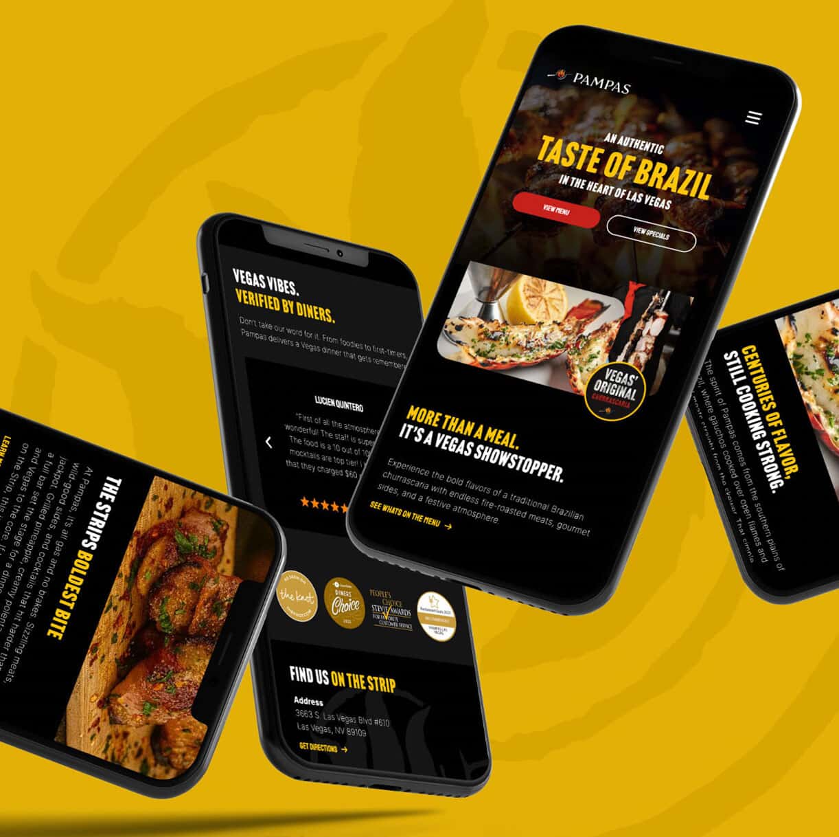Photo of Pampas Restaurant website