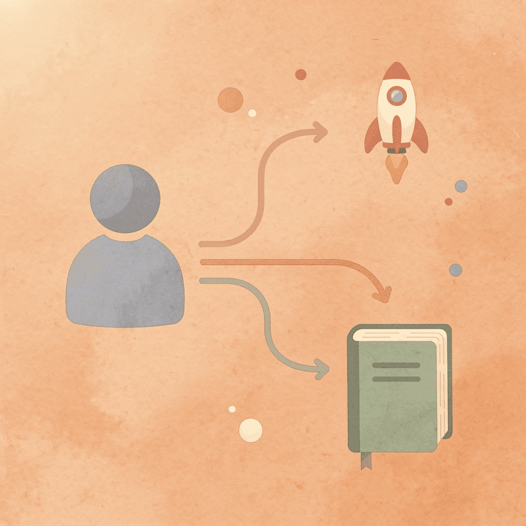 Icon showing search splitting into multiple platforms - Hire SEO Agency 