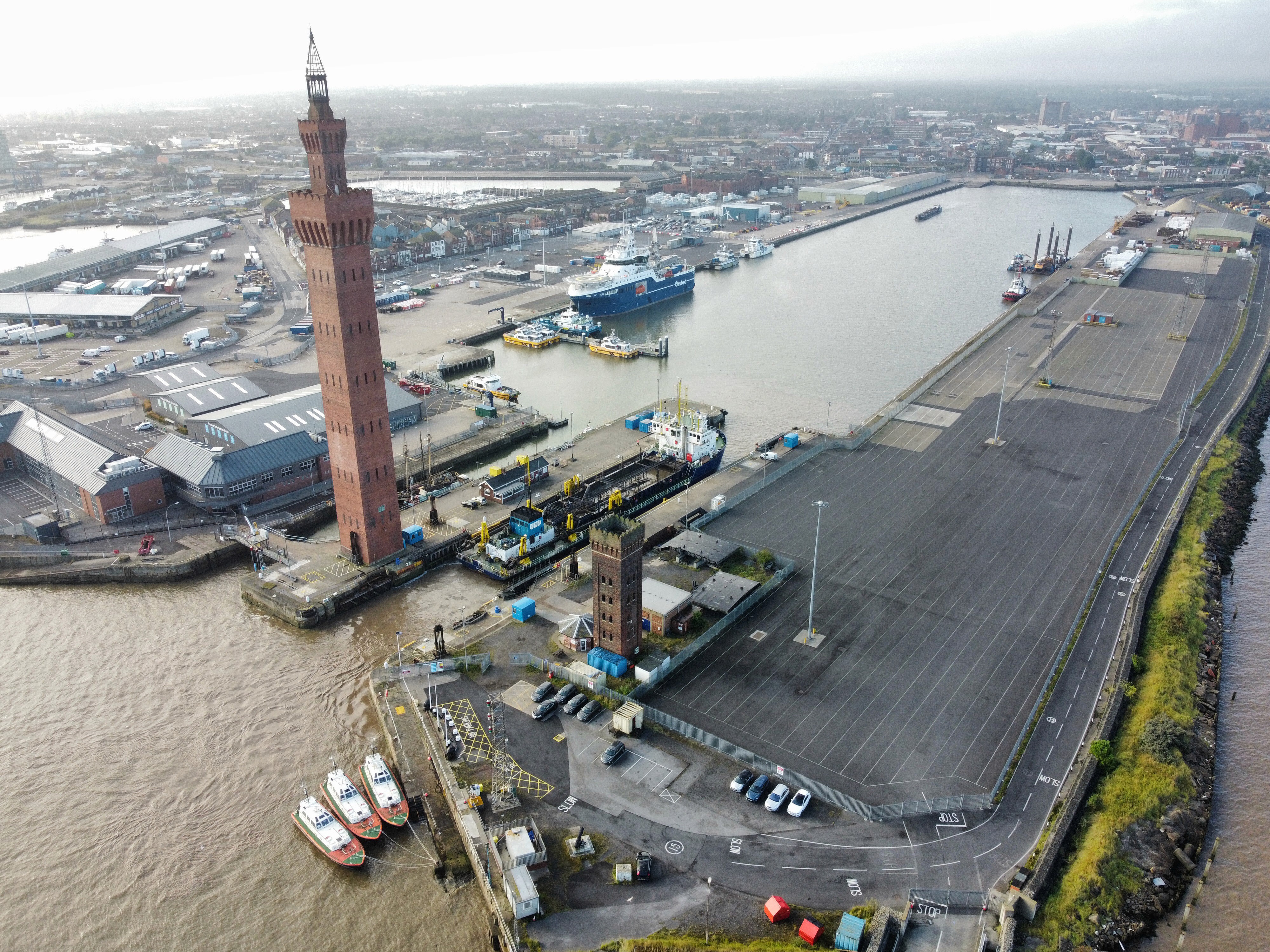 Grimsby project area, where Booking Hub arranges contractor and project accommodation for site teams.