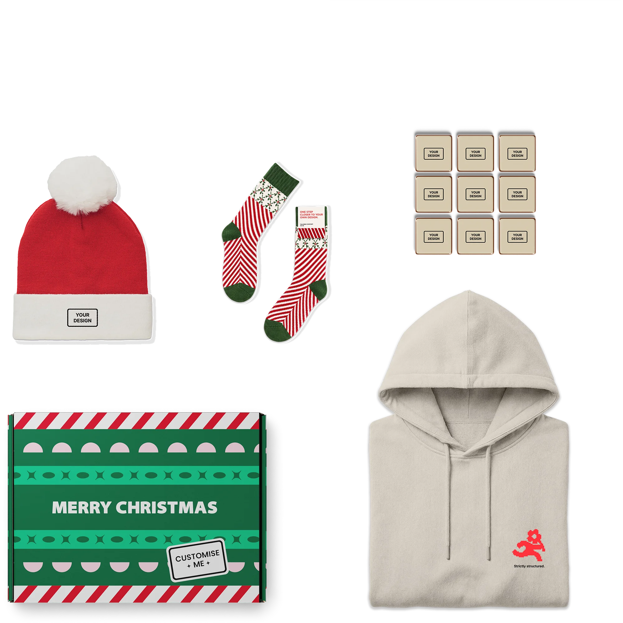 Klassiek kerstcadeaupakket