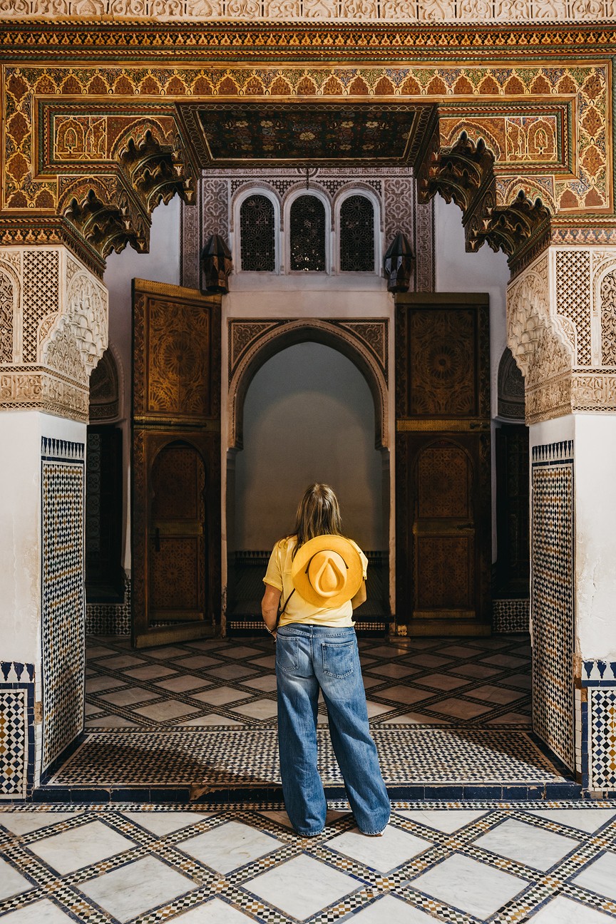 Woman lifting weights in a gym