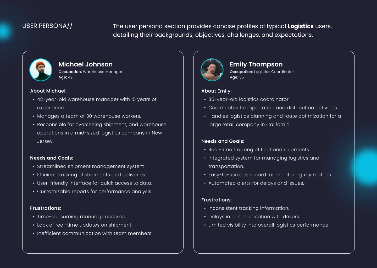 Logictics SaaS Design