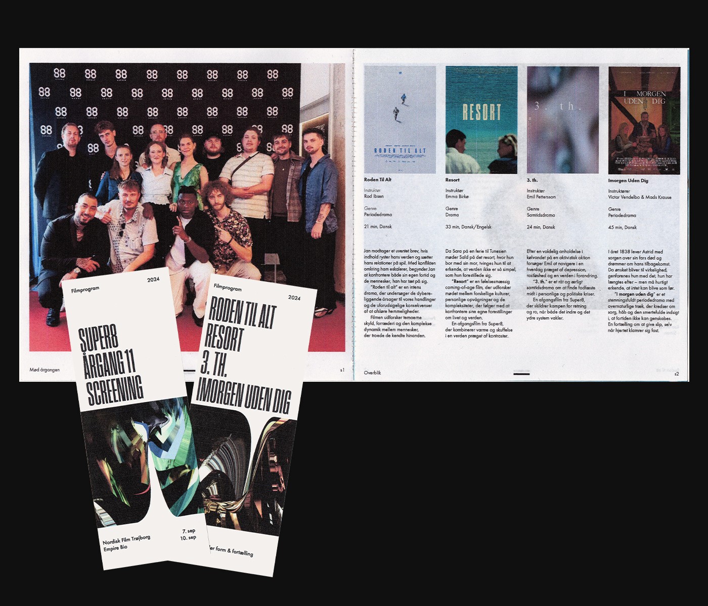 SUPER8 flyver — printed promotional material by Kjære Niko