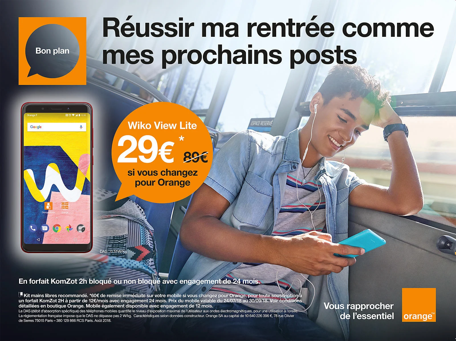 Campagne Orange Réunion — Femme utilisant un smartphone en extérieur | Photographe David Dijoux, 974