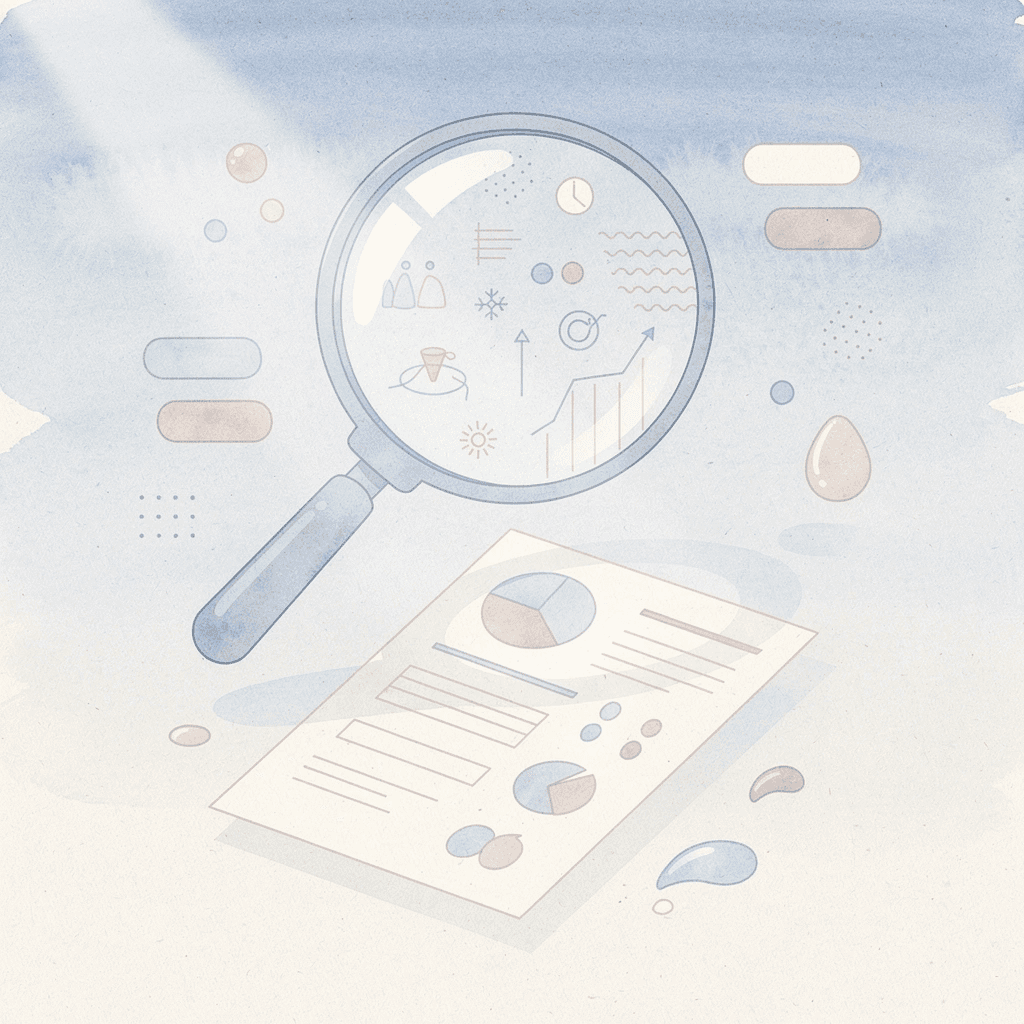 Magnifying glass examining learning patterns to understand how children naturally approach new information