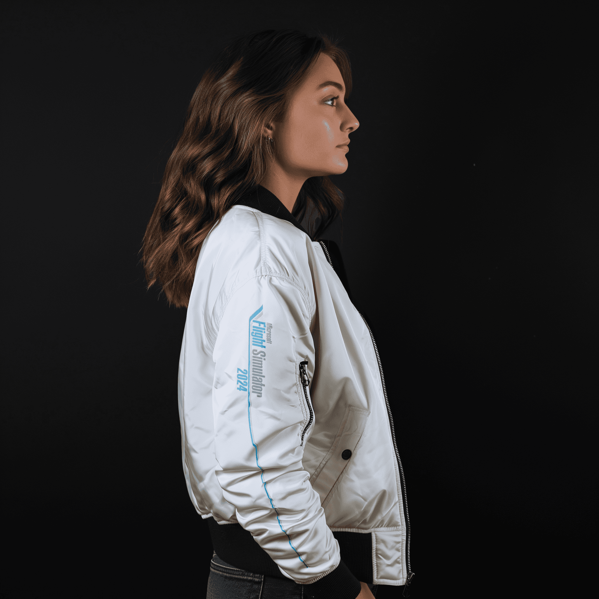 MSFS 2024 logo jacket in silver