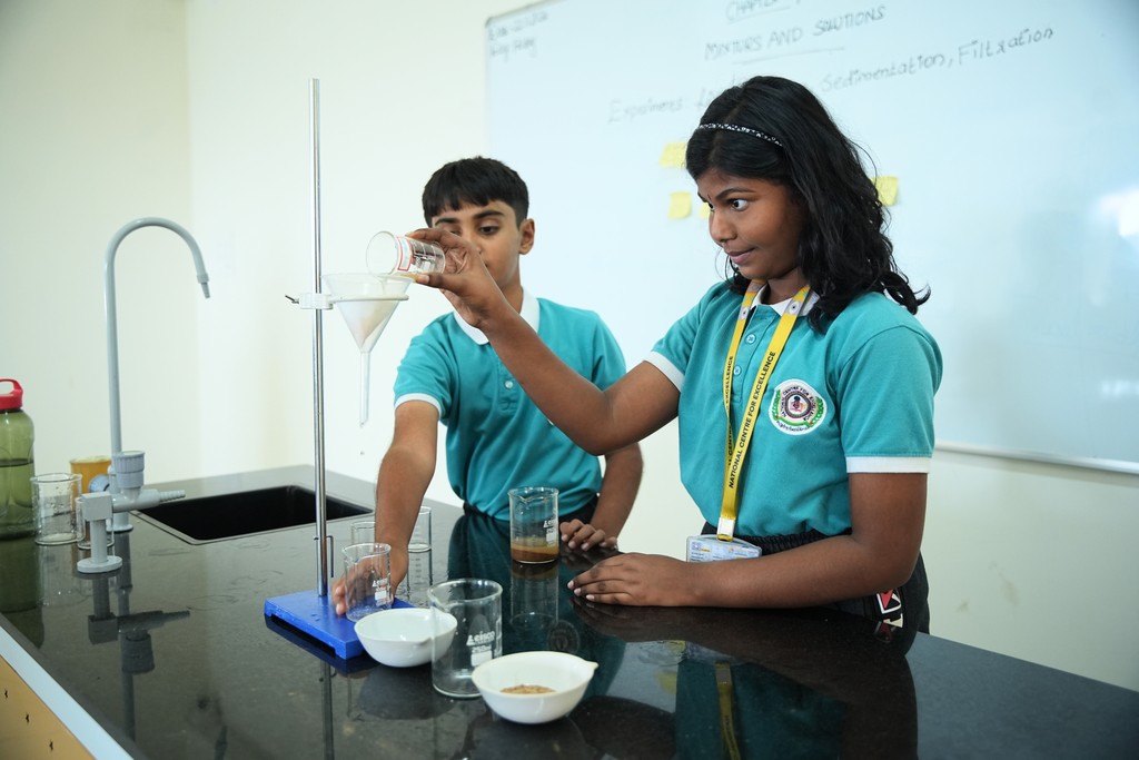 NCFE School Mandur - Chemistry Lab