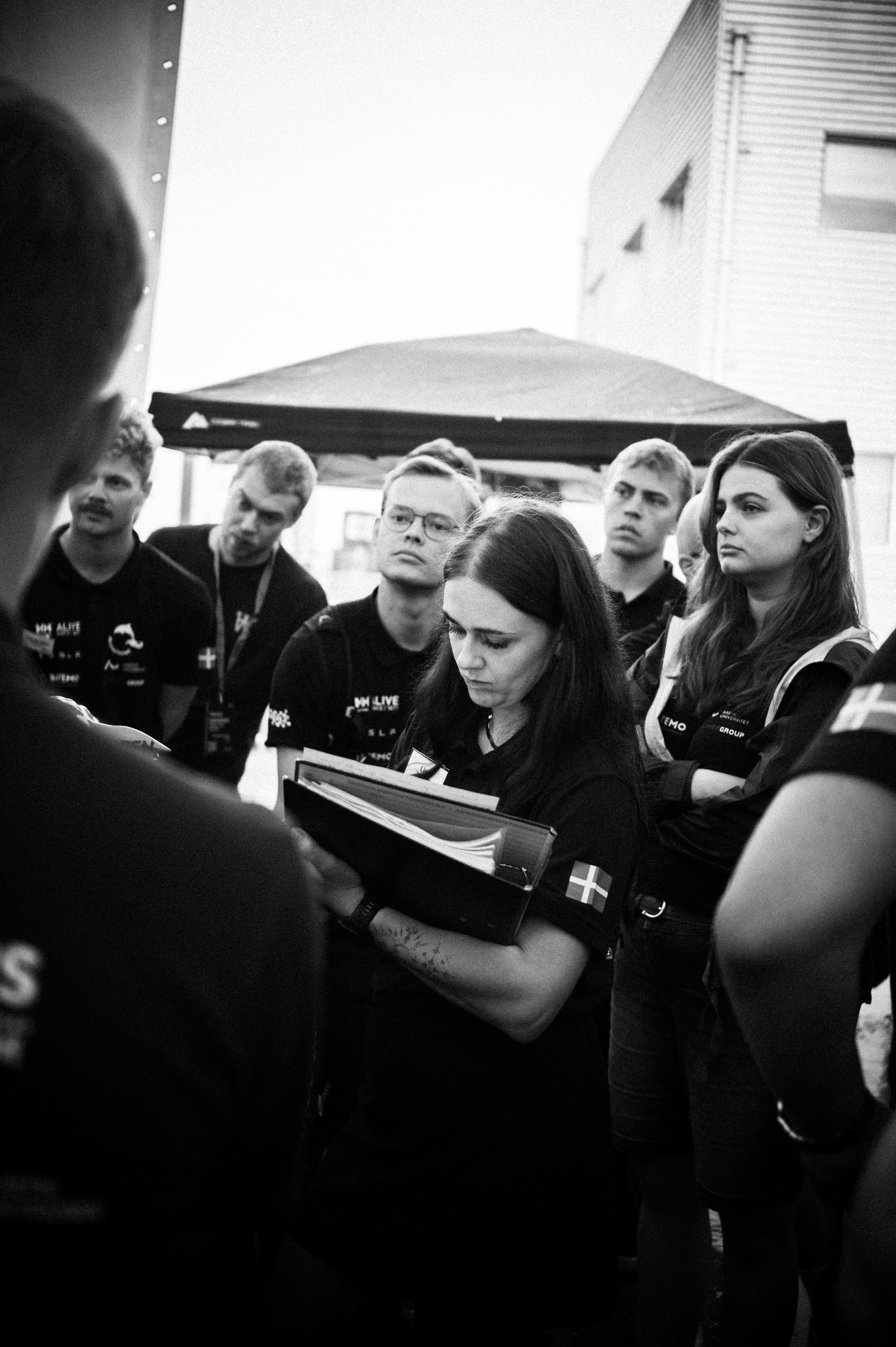 Coach explaining something to an athlete