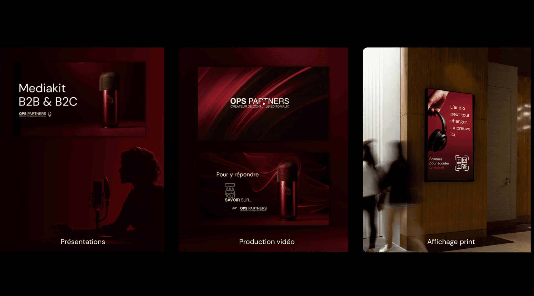 A person in business attire lies amidst scattered papers and folders on a red carpet, holding a phone receiver. The scene conveys chaos and stress.