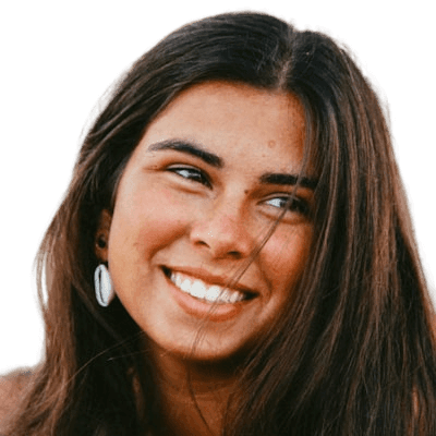 Happy woman smiling