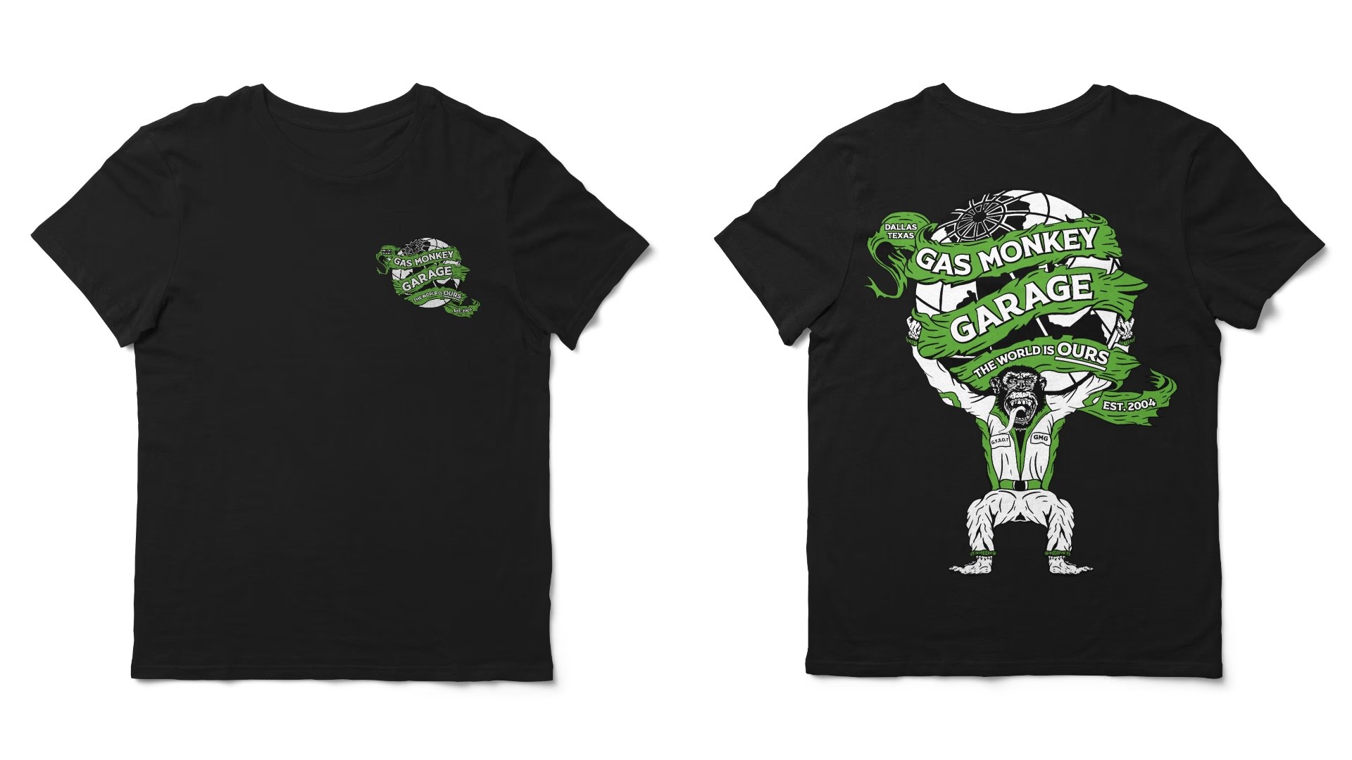 Gas Monkey Garage Shirt Mockup