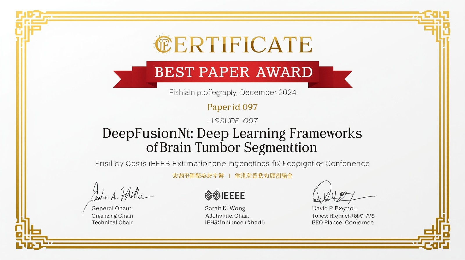 Research Excellence Award – Jagannath University Research Week 2022