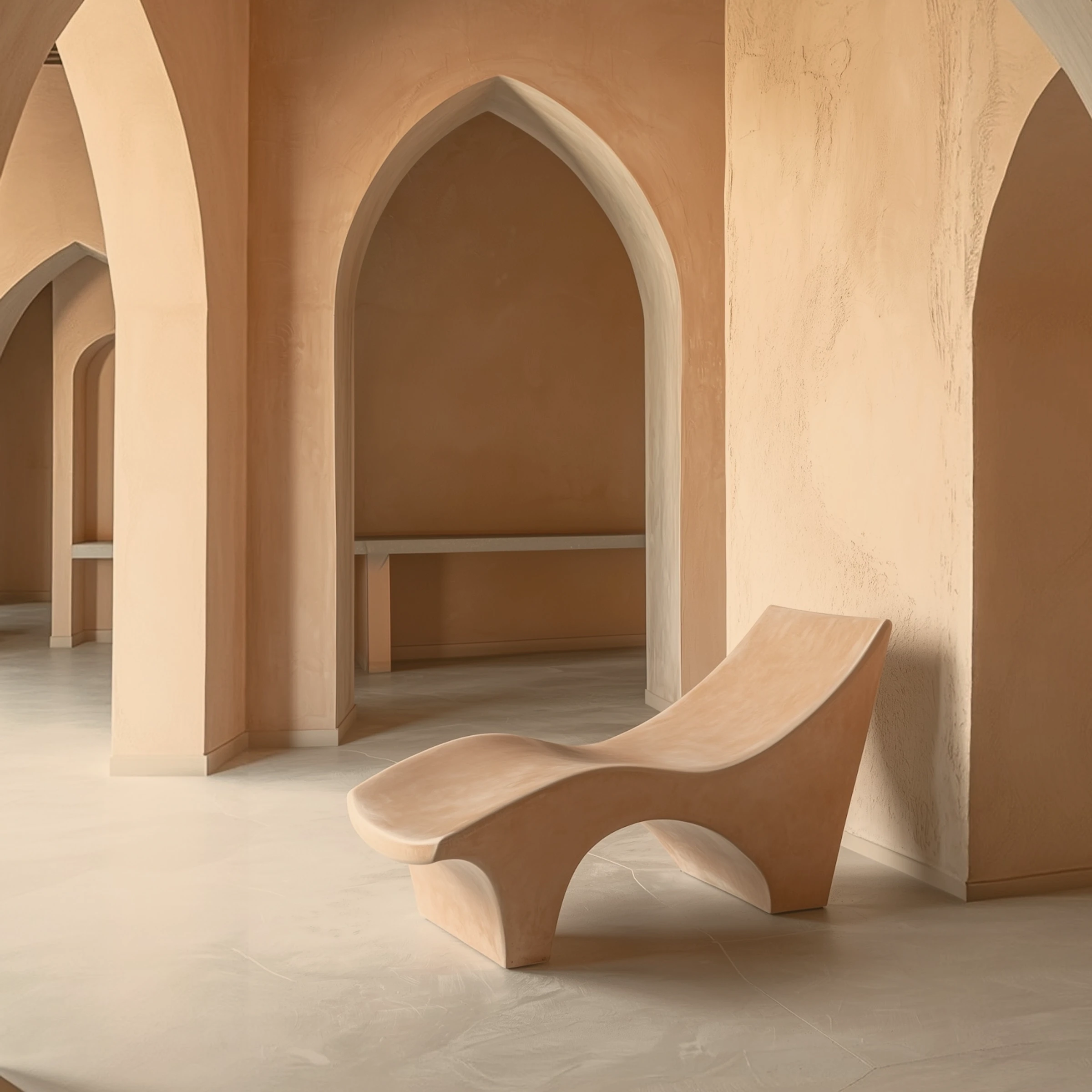 Minimalist Terracotta Room