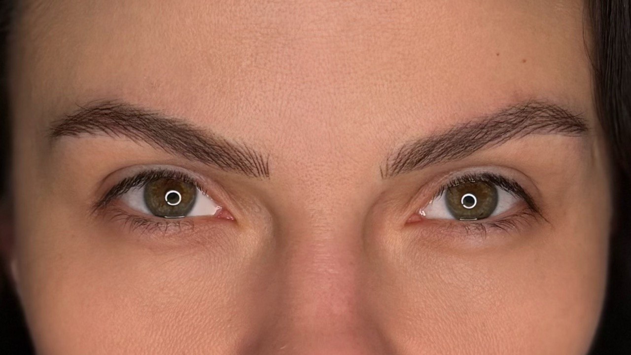 Nano brows after results at Subbot Beauty Space Boston