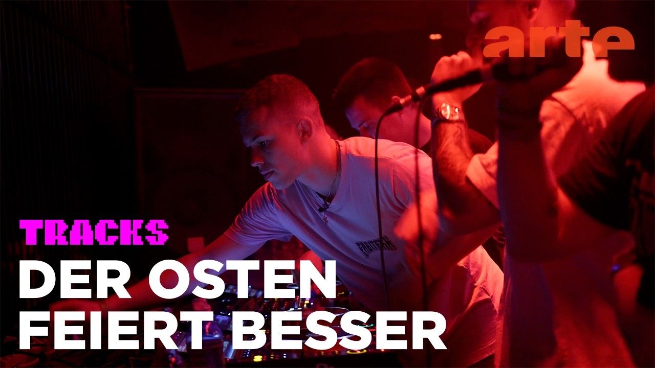 arte tracks dj an einem dj set in SKY CLUB leipzig