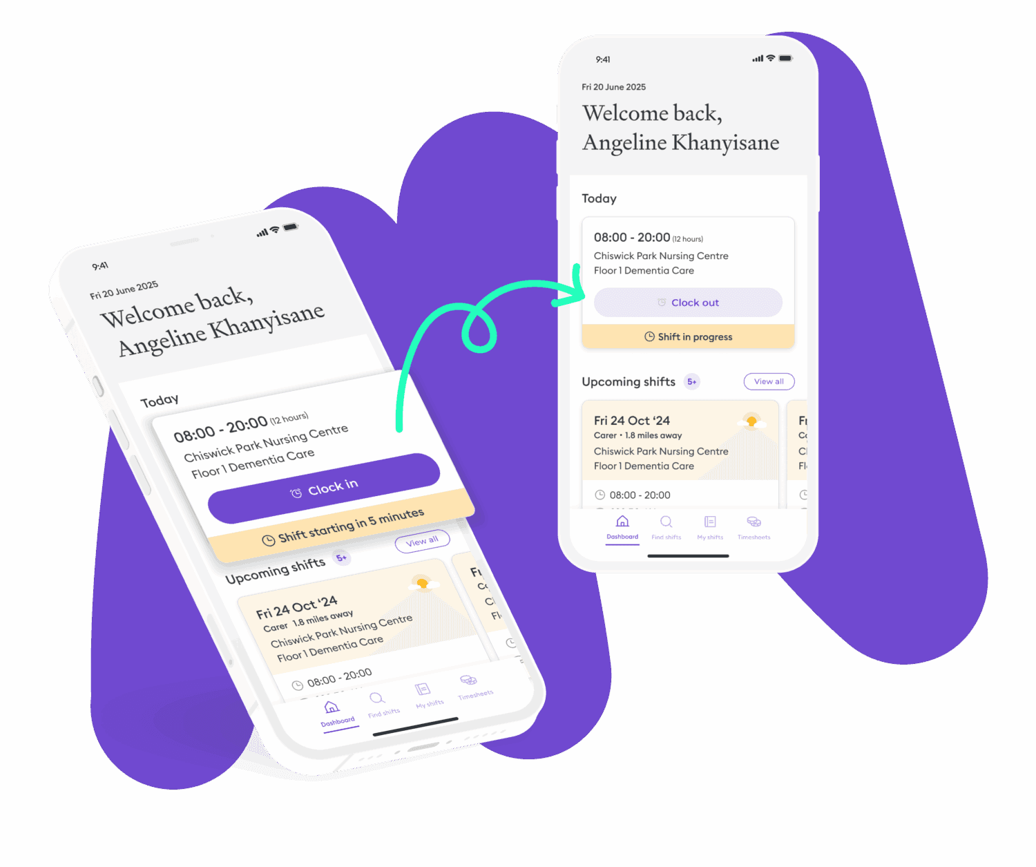 Florence UI for approving timesheets