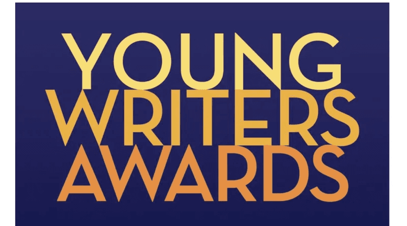 High school student writing an essay for the Bennington Young Writers Awards competition