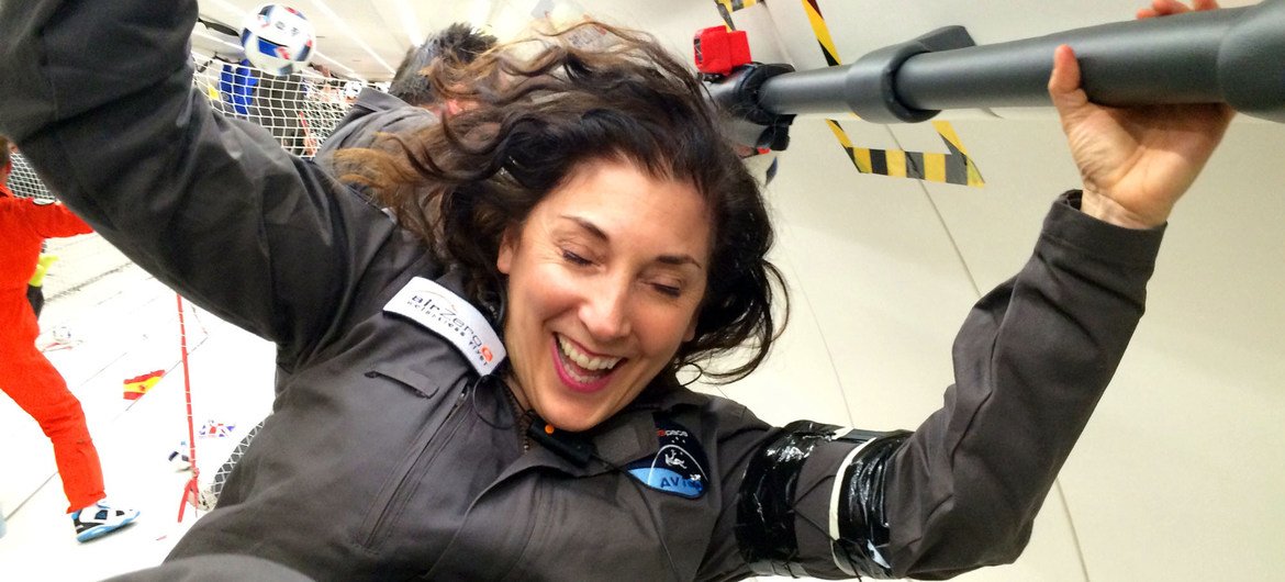 A FEMALE ASTRONAUT COACH SUPPORTS GIRLS IN STEM
