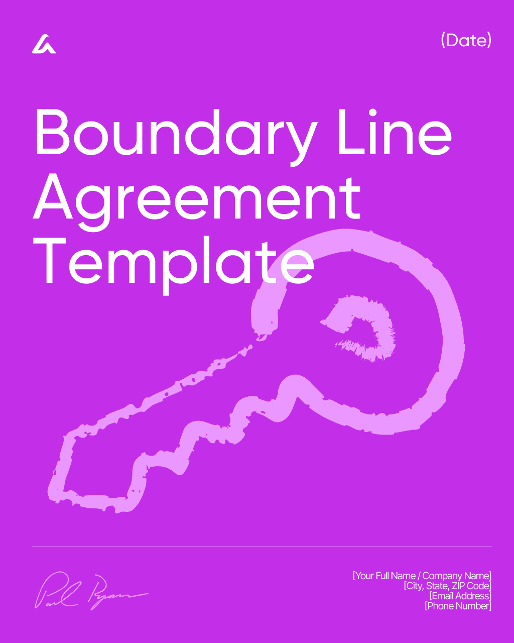 Boundary Line Agreement Template
