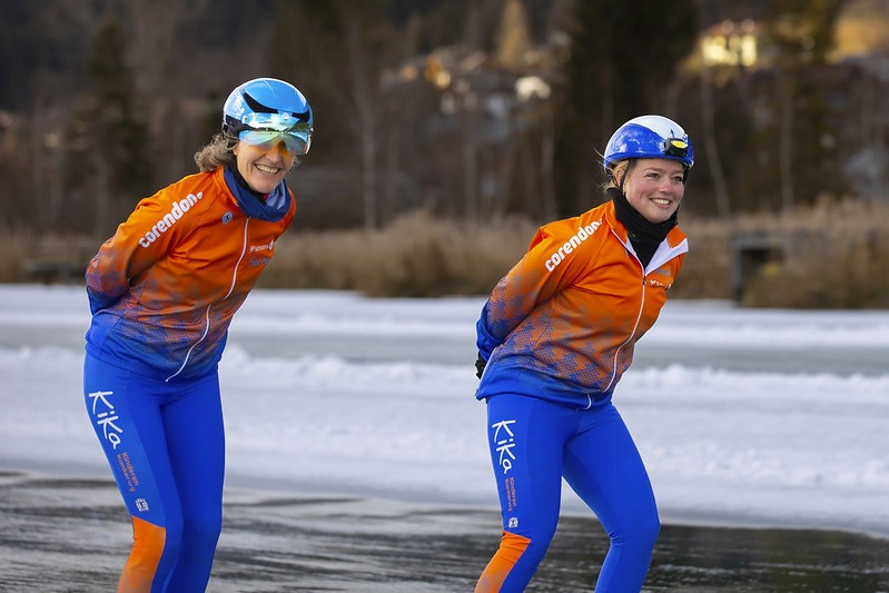 Schaatsen in een prachtige omgeving