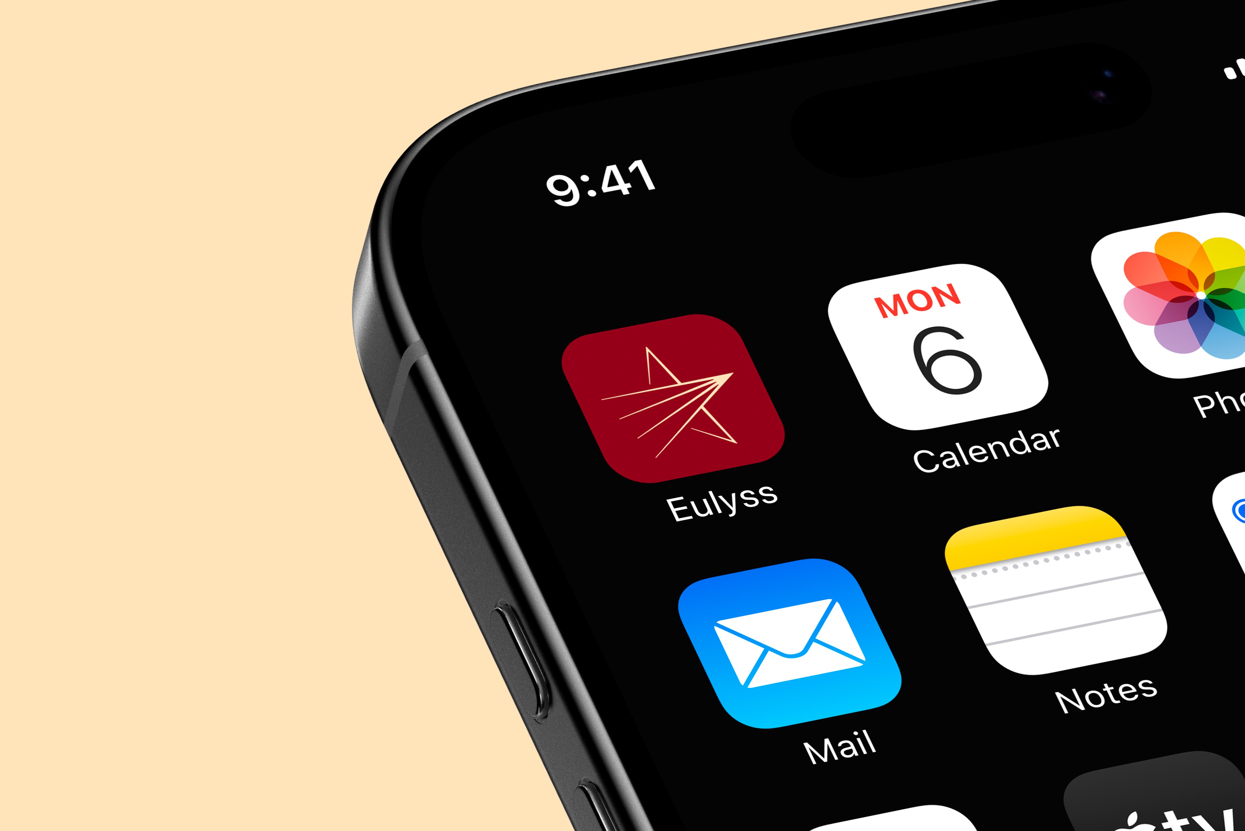 Branded app icon for high speed train brand Eulyss