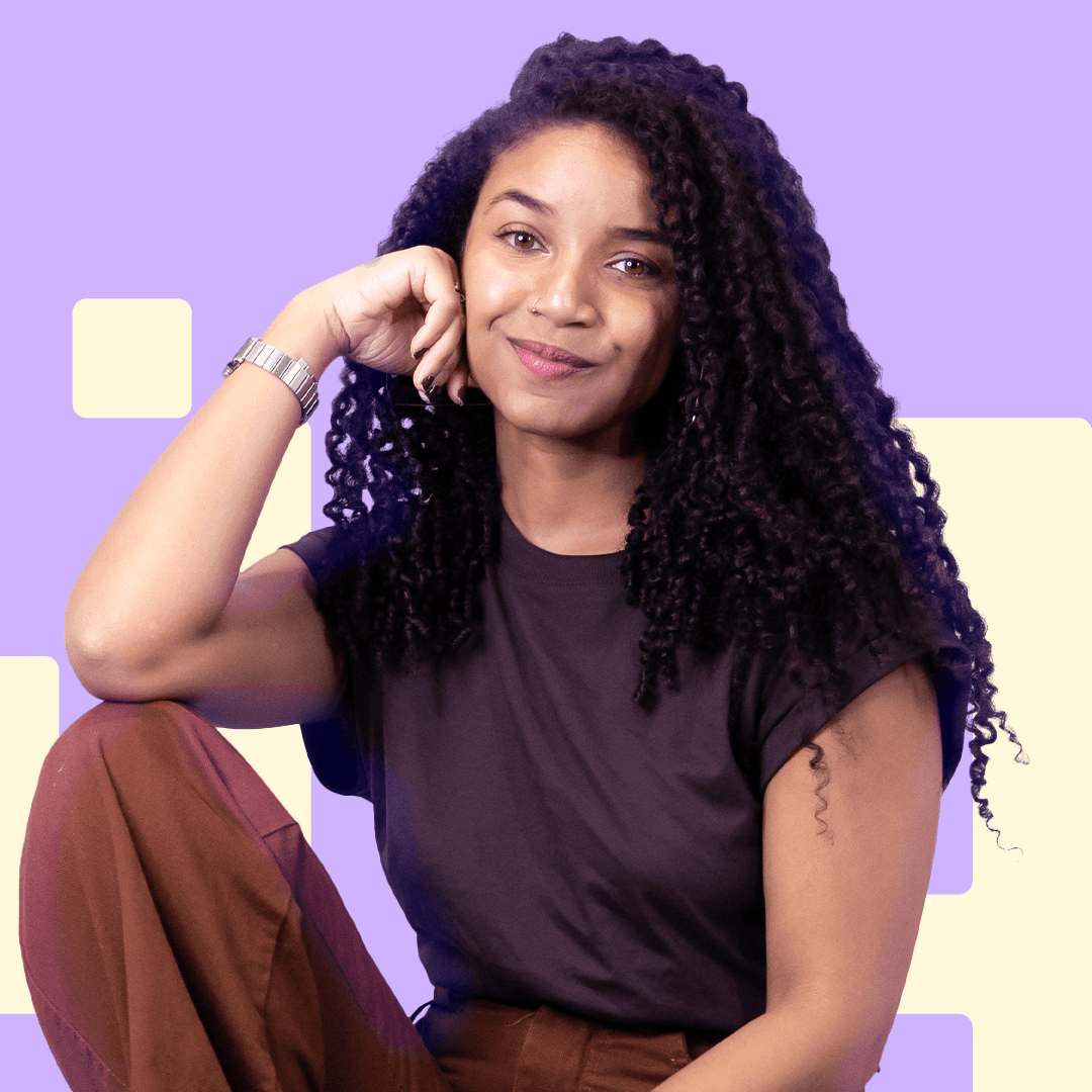Portrait of a young man on a blue background