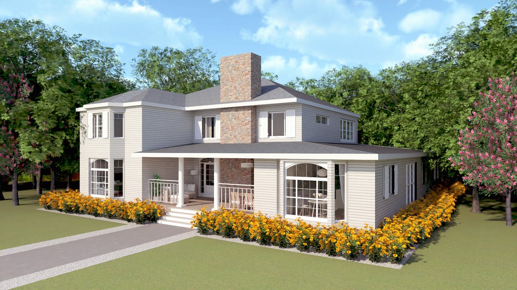 Residential projects created with space designer 3d