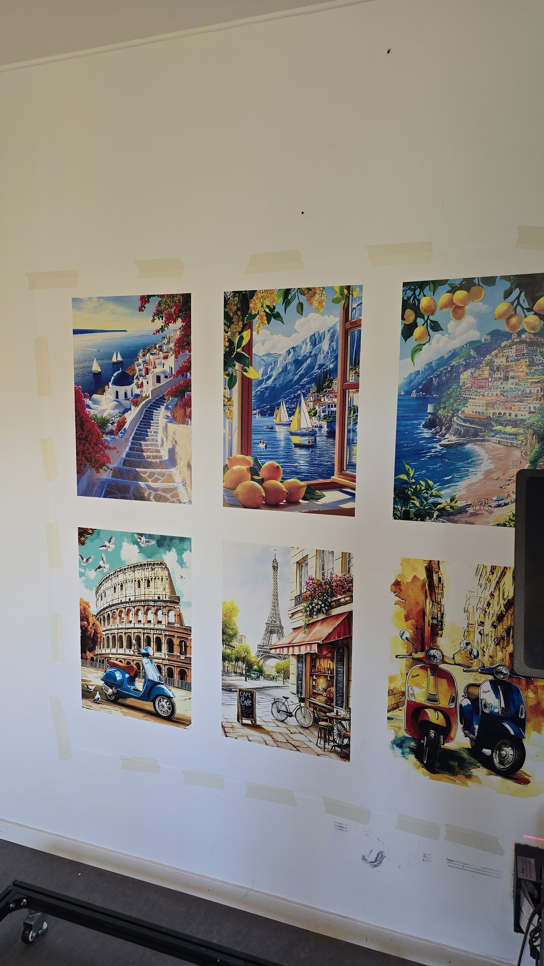 Single tree in a field with light rays.