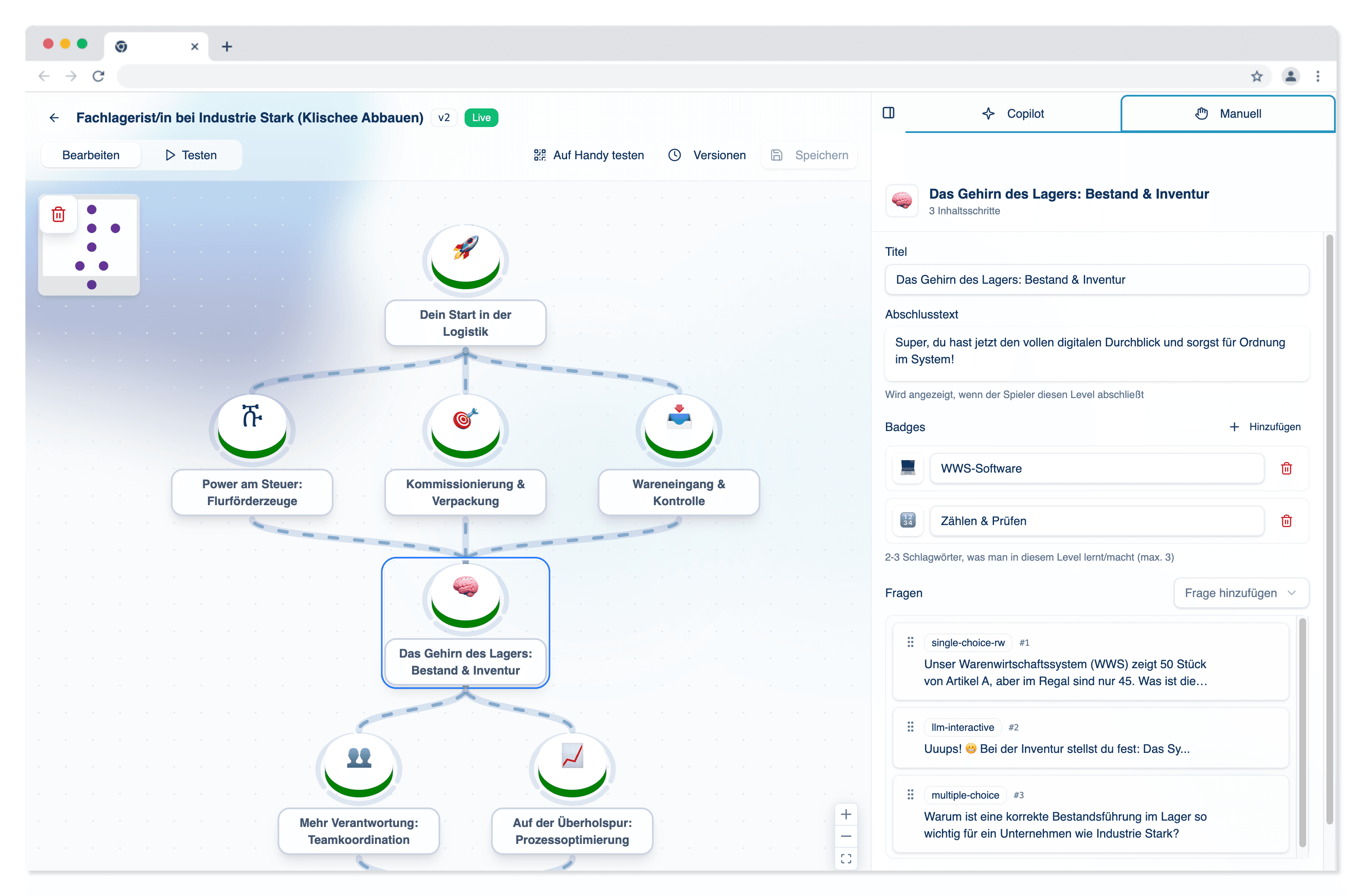 An image of Dreelio's dashboard