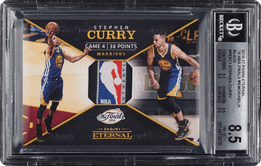 2016 Panini Eternal ‘16 NBA Finals Black Stephen Curry