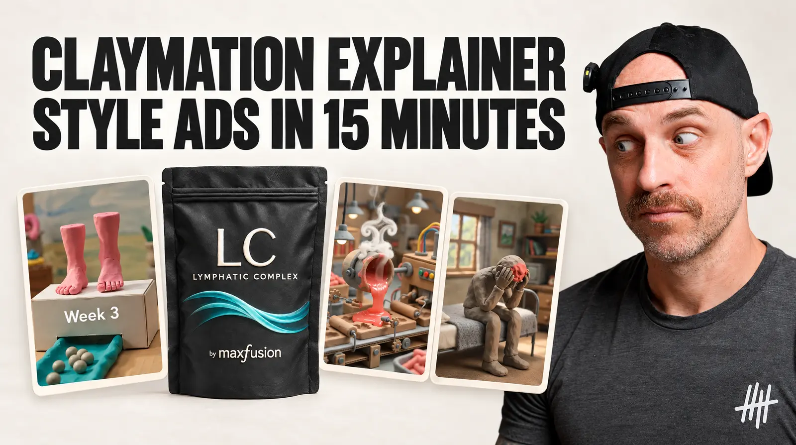 Claymation explainer-style ads in 15 minutes