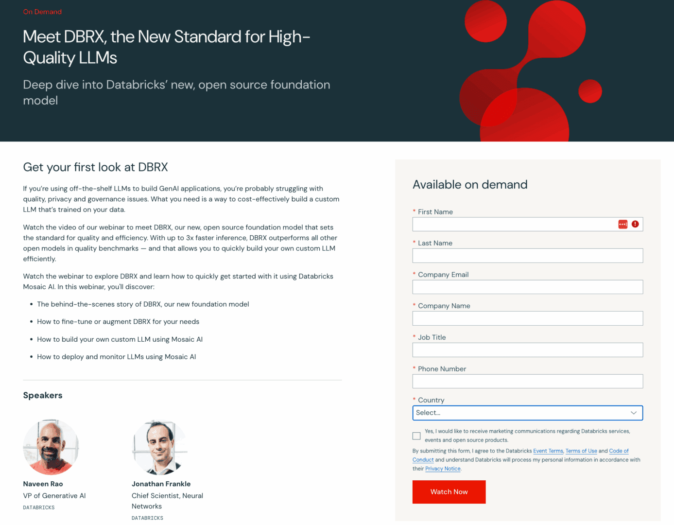 Marketing Spotlight: Databricks lead generation