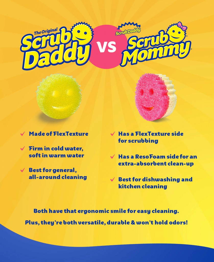 Social media design for Scrub Daddy
