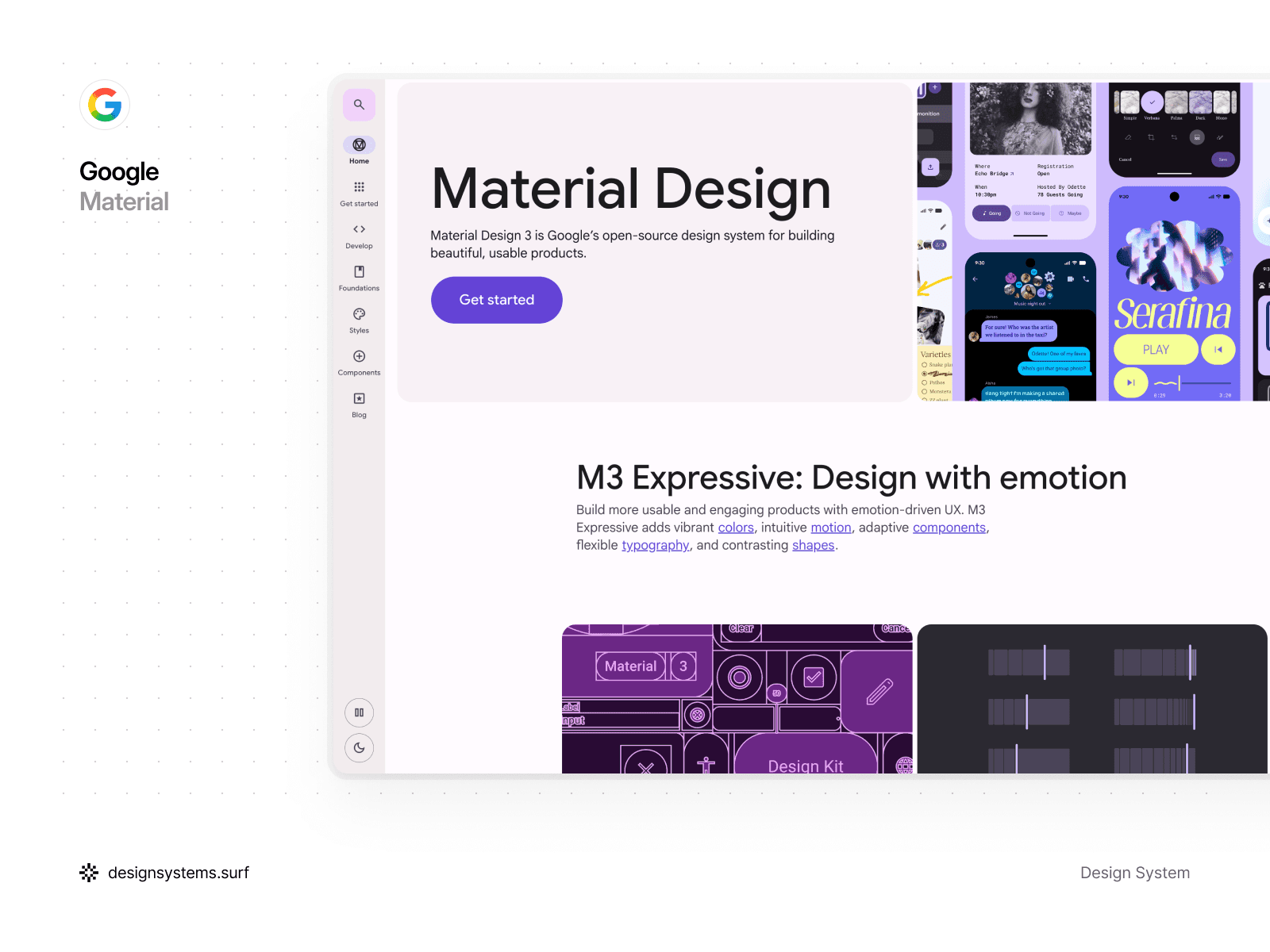 Google’s Material Design interface