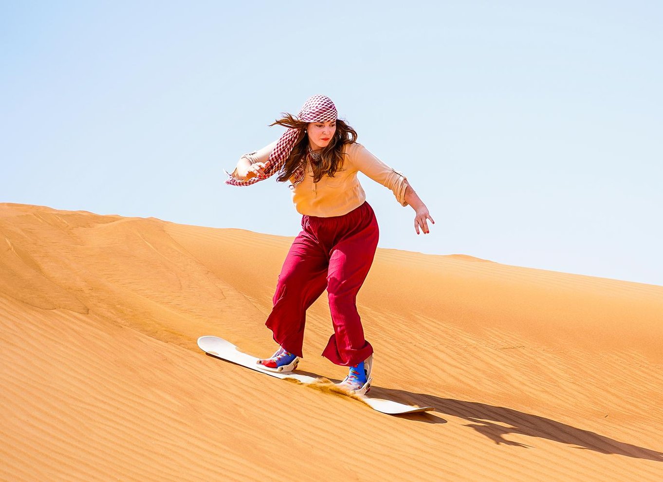 Dubai Desert Safari Quad Tours - Sandboarding