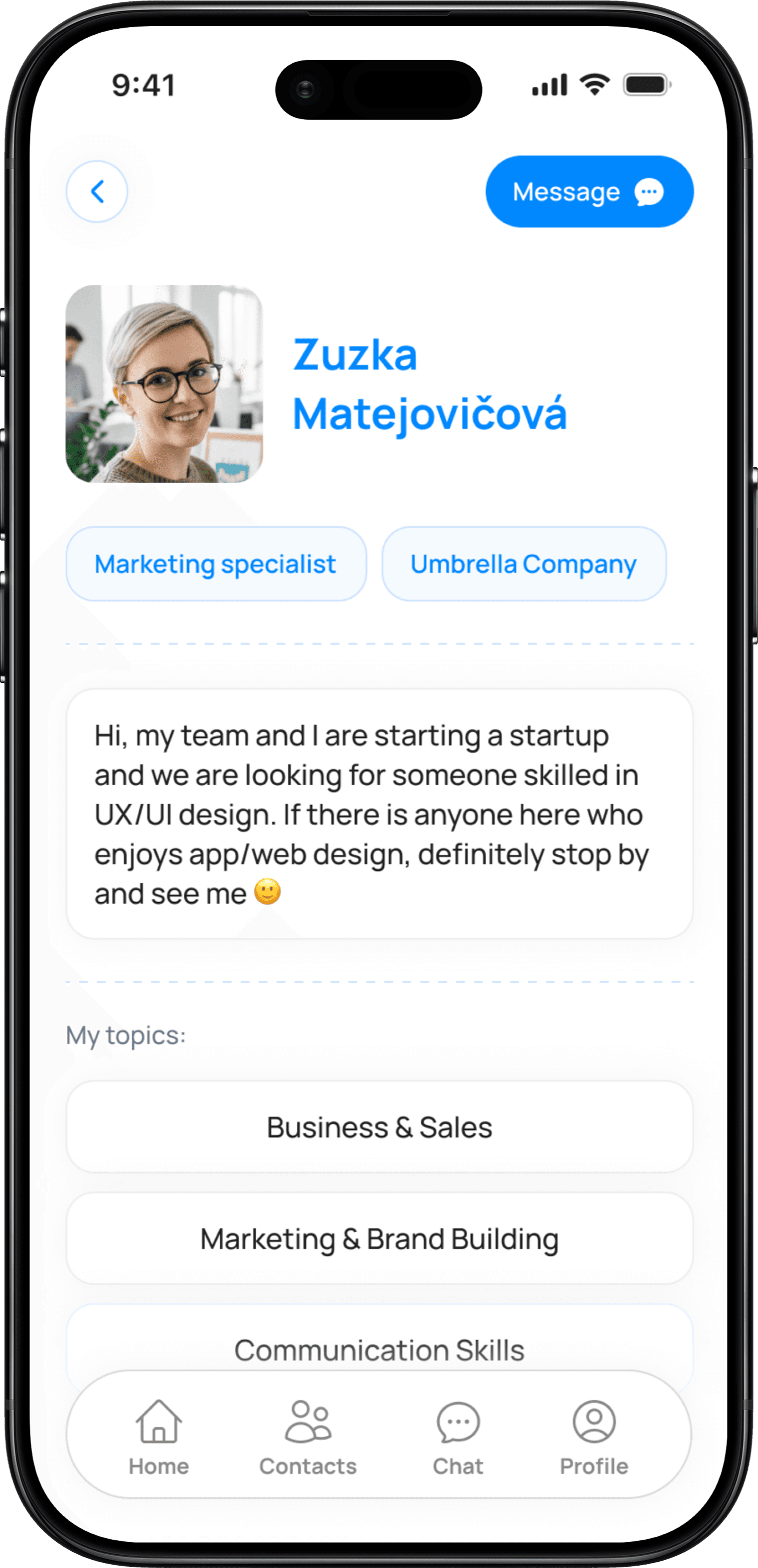 An image of Freelio's budget ui