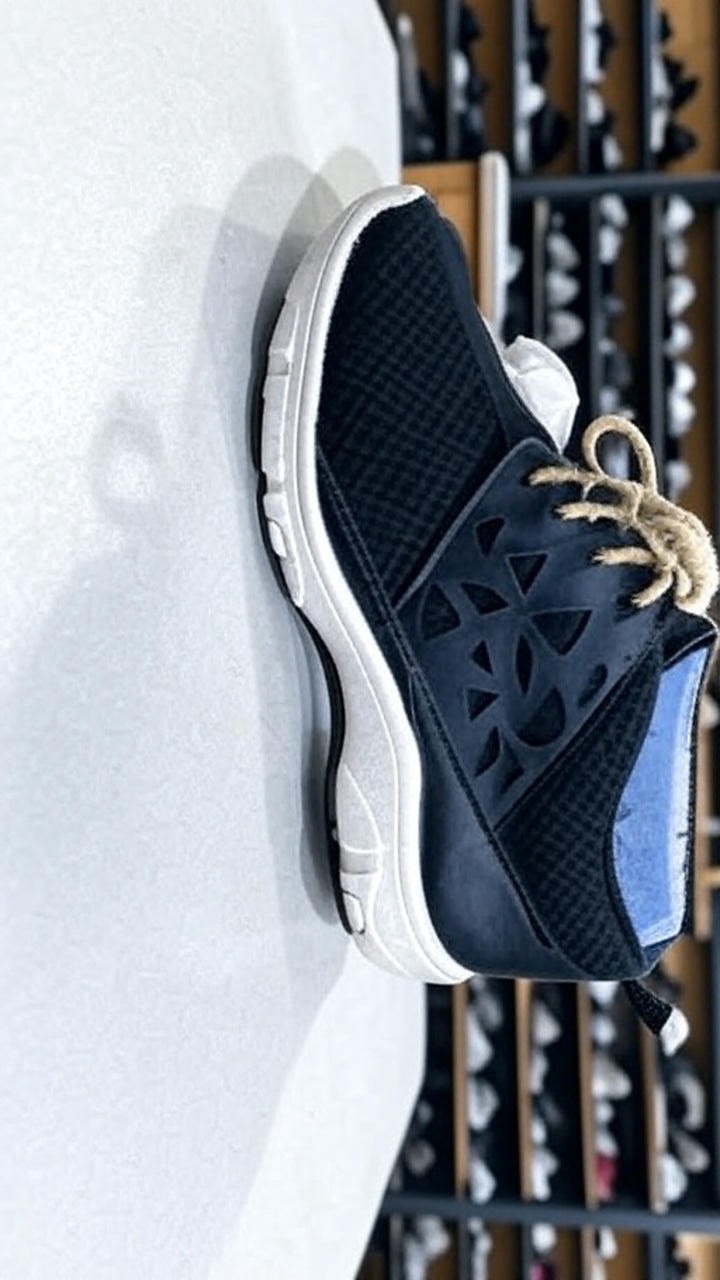 Una persona con una camiseta negra y pantalones de color claro está de pie en la cima rocosa de una montaña al atardecer, sosteniendo una cámara frente a su cara para tomar una foto. Un mar de nubes se extiende detrás de ellos, iluminado por la luz dorada del sol poniente.