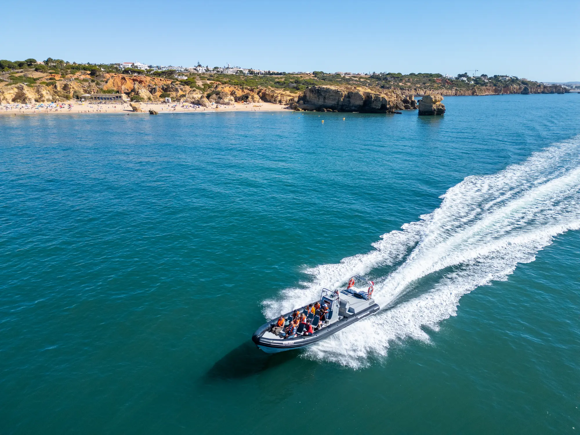 Ocean Legacy em passeio semirrígido no Algarve