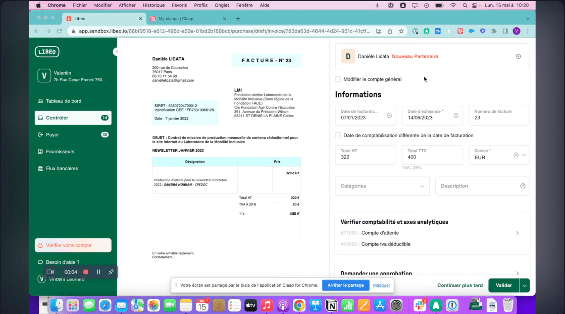 Circuits de validation de factures avec Libeo
